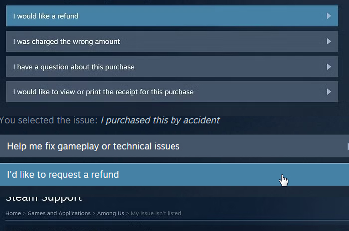 Langkah-langkah Cara Refund Game di Steam
